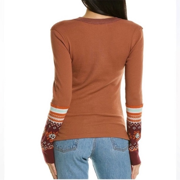 🥳HP🥳 Free People Mikah Layering Cuff Thermal Top - Picture 4 of 12